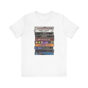 Retro 90s R&B Cassette Tape Graphics Unisex T-shirt